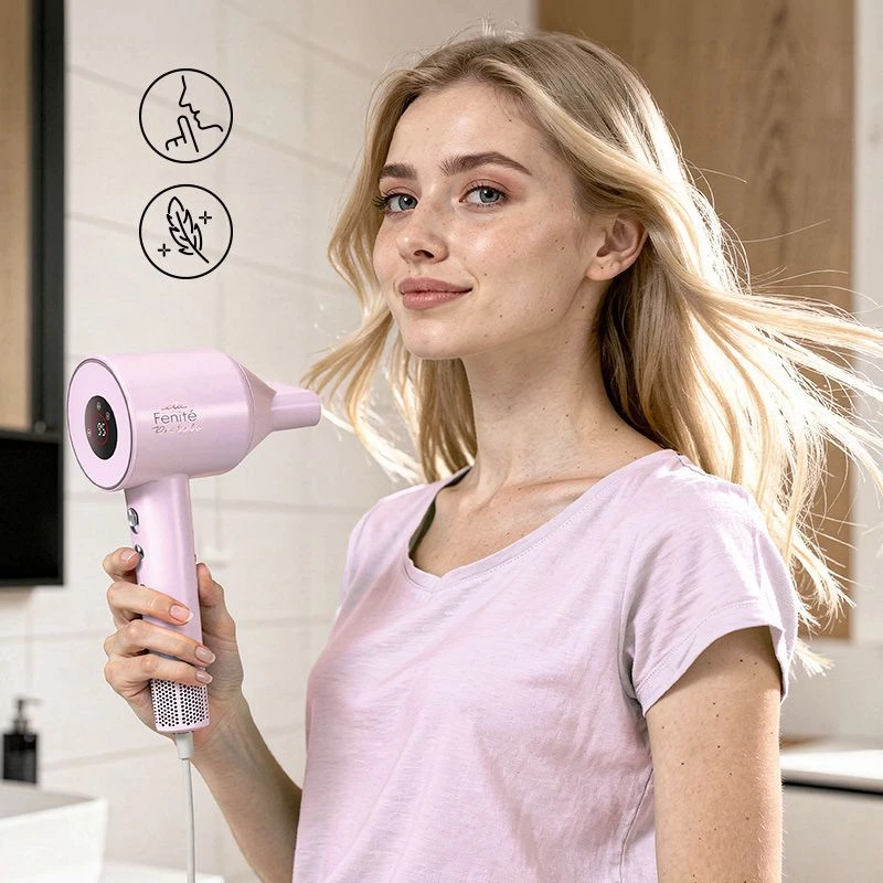 ETA Fenité Pastels Matu žāvētājs 1600 W Jonu Gaiši Rozā ar Difuzoru
