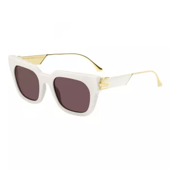 ETRO ETRO0027GSSZJ Sieviešu tauriņu saulesbrilles, Havana rāmis, brūnas gradienta lēcas, 52 mm