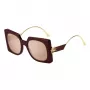 ETRO sieviešu saulesbrilles ETRO0026SLHF - melns acetāta kvadrātveida rāmis ar pelēkām lēcām (54/23/140 mm)