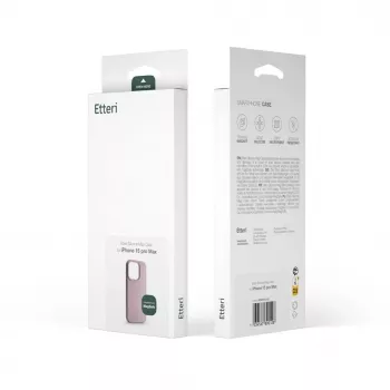 ETTERI Silicone Mag Case iPhone 16 Pro 6,3 collu gaiši rozā