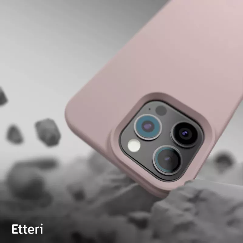 ETTERI Silicone Mag Case iPhone 16 Pro 6,3 collu gaiši rozā