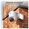 eufy eufyCam C36 solo 4K UHD Wire-Free Solar Security Camera, Balts