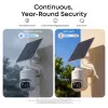 eufy eufyCam C36 solo 4K UHD Wire-Free Solar Security Camera, Balts
