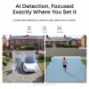 eufy eufyCam C36 solo 4K UHD Wire-Free Solar Security Camera, Balts