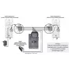 EURA ADA-38A3 4-vadu analogās domofona klausule RL-3203H sistēmām, balta