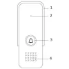 EURA ADP-24A3 Balta 2-vadu audio domofona sistēma