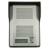 EURA ADP-44A3 (RL-3203D) Audio Intercom System - 2-vadu, vienģimenes, balts iekštelpu bloks, sudraba āra panelis