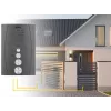 EURA ADP-51A3 DIFESA Audio durvju telefona komplekts - 1 ģimenei, 2 klausules, domofons, grafīts