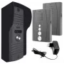 EURA ADP-51A3 DIFESA Audio durvju telefona komplekts - 1 ģimenei, 2 klausules, domofons, grafīts