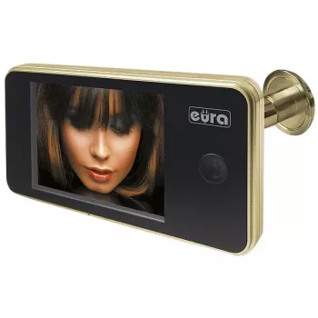 EURA VDP-01C1 ERIS Digitalais durvju skatītājs 3.2 inch LCD Zelts