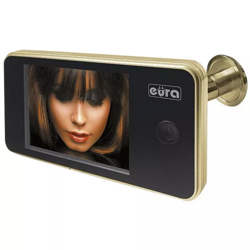 EURA VDP-01C1 ERIS Digitalais durvju skatītājs 3.2 inch LCD Zelts