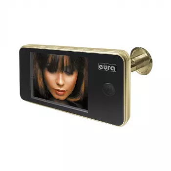 EURA VDP-01C1 ERIS Digitalais durvju skatītājs 3.2 inch LCD Zelts