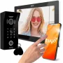 Eura VDP-99C5 Video Durvju Telefons, 7 collu TFT LCD, WiFi, RFID, Tuya Smart, Melns