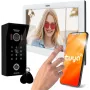 EURA VDP-99C5 Video Domofons, 7 collu Skārienekrāns, WiFi, RFID, Tuya, Balts
