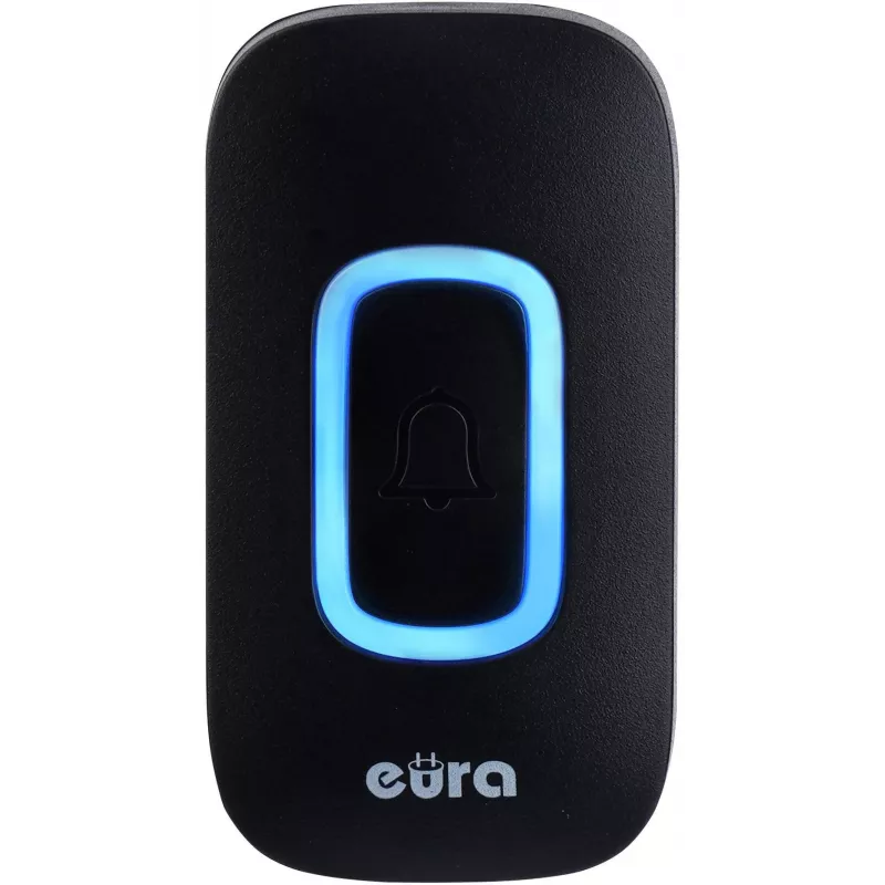 EURA WDP-42A3 bezvadu durvju zvans - melns