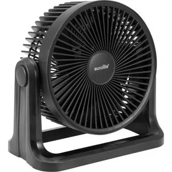 EUROLITE AKKU AF-10 Mini klusais ventilators melns 23 cm Ø ar akumulatoru līdz 11,5 h