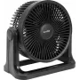 EUROLITE AKKU AF-10 Mini klusais ventilators melns 23 cm Ø ar akumulatoru līdz 11,5 h