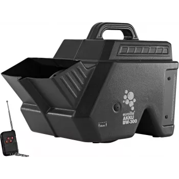 EUROLITE AKKU BW-300 ar akumulatoru darbināma burbuļu mašīna ar bezvadu pulti, 1,5L tvertne, melna 51705131