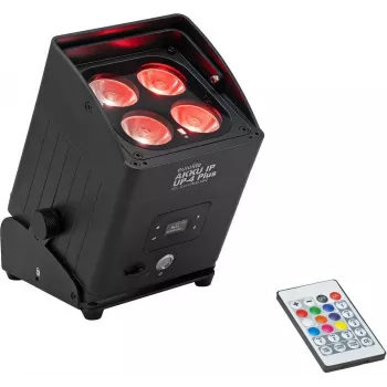 EUROLITE AKKU IP UP-4 Plus HCL Spot CRMX MK2 IP65 4x10W RGBWA/UV akumulatora 13,5h