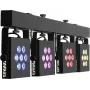 EUROLITE LED KLS-3002 MK2 kompakts apgaismojuma komplekts AIR 4x RGBWA/UV prožektori DMX bezvadu