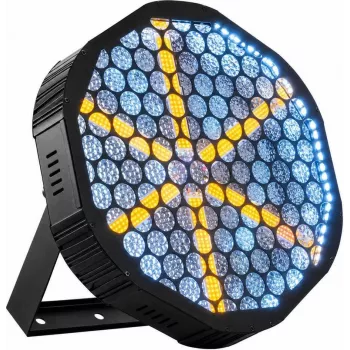 EUROLITE LED RETRO 6 Spot ABL 6x3W silta balta LED prožektors ar DMX 51916605