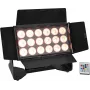 EUROLITE Multiflood IP 18x10W RGBW Wash CRMX IP65 LED skatuves prožektors melns
