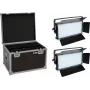 EUROLITE komplekts 2x LED PLL-480 QCL panelis + koferis 20000932
