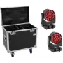 EUROLITE komplekts 2x LED TMH-H380 Beam/Wash/Flower efekta kustīgā galva ar transporta koferi