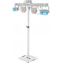 EUROLITE komplekts LED KLS Laser Bar FX gaismas komplekts balts + BPS-2 skaļruņa statīvs balts 20000920