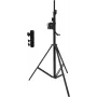 EUROLITE STT-400/85 kloķa statīva komplekts ar STV3529 garo adapteri, TÜV/GS sertificēts, melns 20000328