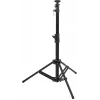 EUROLITE STV-150 prožektora statīvs melns, maksimālā slodze 35 kg, augstums līdz 135 cm