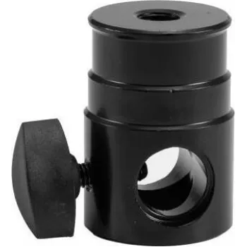 EUROLITE TV spigota adapteris 16 mm ar M10 vītni – izturīgs tērauda adapteris līdz 15 kg