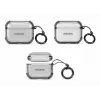 Evelatus Apple AirPods 4 TPU aizsargmaciņš caurspīdīgi melns