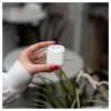 EVELATUS Apple AirPods Case EAC04 White - Silikona aizsargmaciņš AirPods 1. un 2. paaudzei