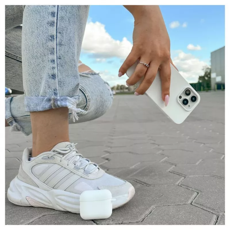 EVELATUS Apple AirPods Case EAC04 White - Silikona aizsargmaciņš AirPods 1. un 2. paaudzei
