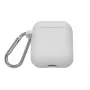 EVELATUS Apple AirPods Case EAC04 White - Silikona aizsargmaciņš AirPods 1. un 2. paaudzei