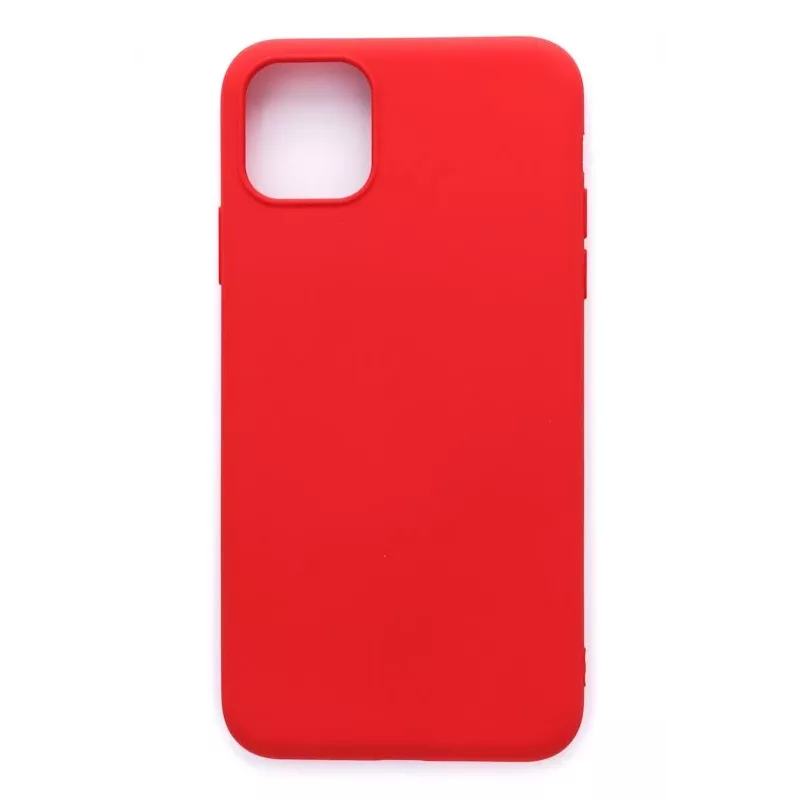 Evelatus Apple iPhone 11 Pro Max Nano Silicone Case Soft Touch TPU Red