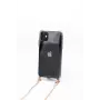 Evelatus Apple iPhone 11 Pro Max Silicone Transparent with Necklace TPU Strap Gold