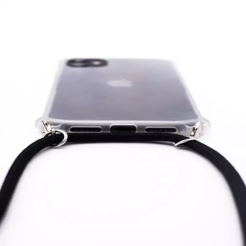 Evelatus Apple iPhone 11 Silikona caurspīdīgs maciņš ar kakla siksnu TPU caurspīdīgs