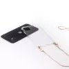 Evelatus Apple iPhone 11 Silikona caurspīdīgs ar kaklasiksnas TPU siksniņu Zelts