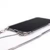 Evelatus Apple iPhone 11 Silikona caurspīdīgs ar kakla siksnu TPU sudrabs