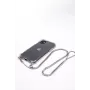 Evelatus Apple iPhone 11 Silikona caurspīdīgs ar kakla siksnu TPU sudrabs