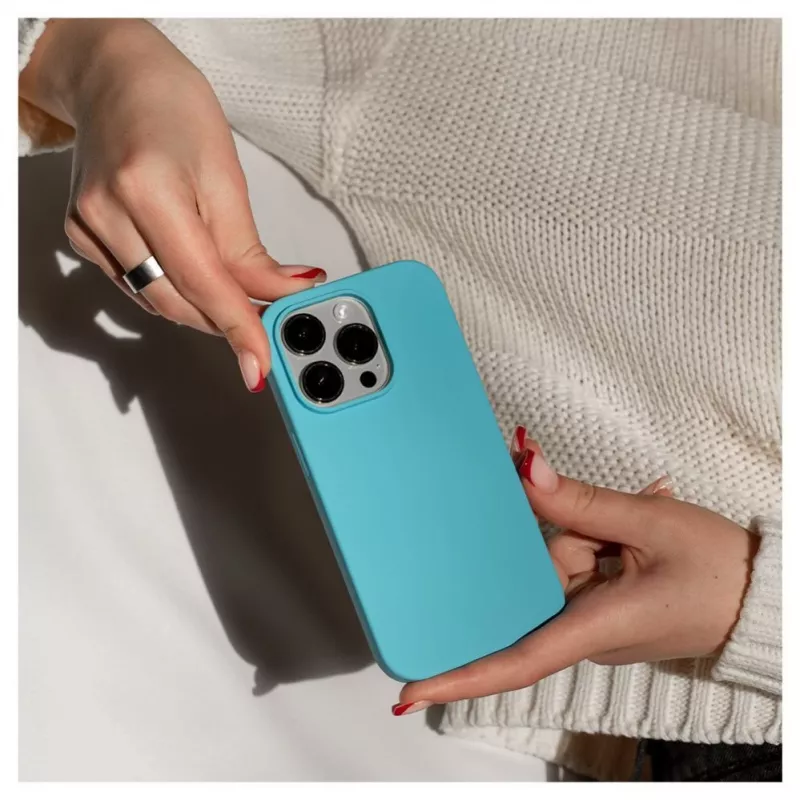 Evelatus Apple iPhone 12/12 Pro Premium Soft Touch Silikona Maciņš Sky Blue