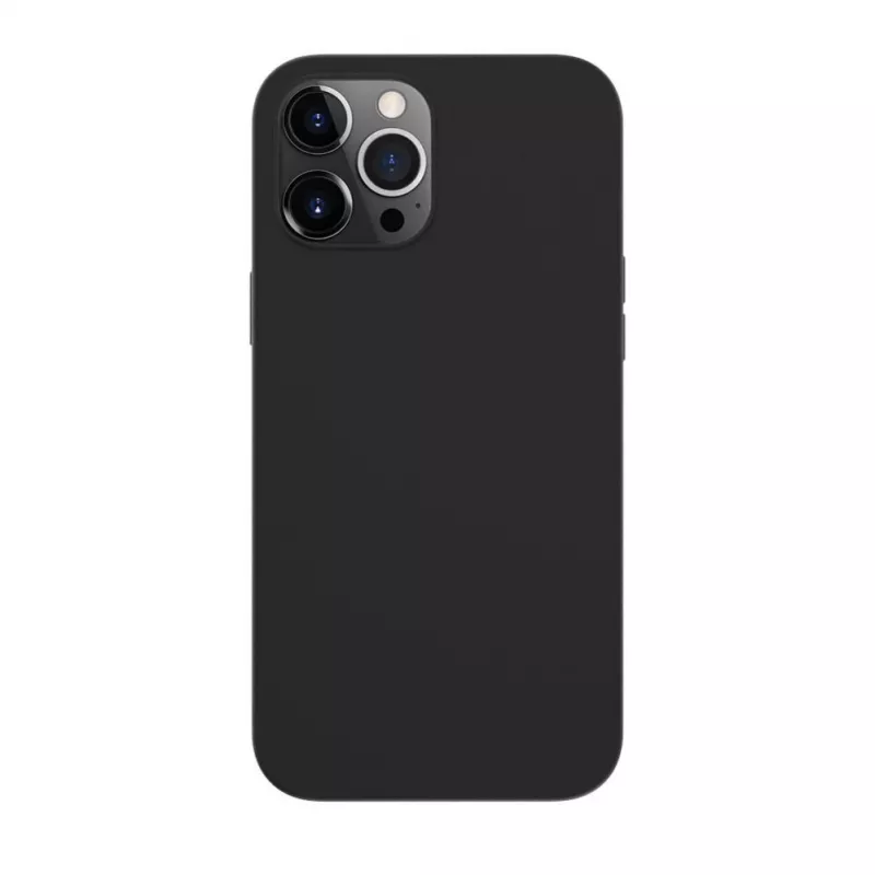 Evelatus Apple iPhone 12 Pro Max Īstas ādas maciņš ar MagSafe Melns