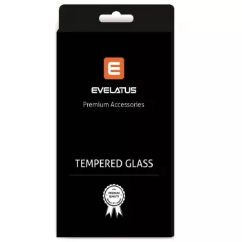 Evelatus Apple iPhone 13 / 13 Pro 0,33 mm plakans caurspīdīgs rūdīta stikla ekrāna aizsargs ar Japānas līmi un antistatisko pārklājumu