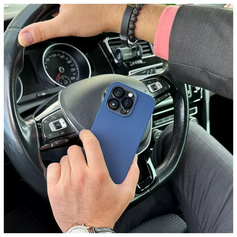 Evelatus Apple iPhone 14 Pro Premium MagSafe Soft Touch Silikona Maciņš Midnight Blue