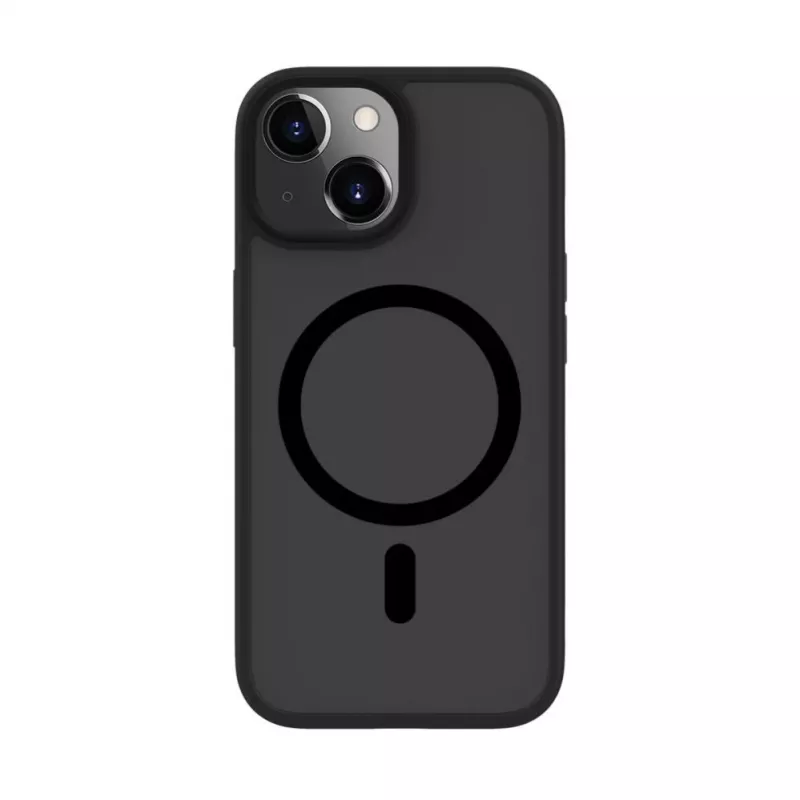 Evelatus Apple iPhone 15 hibrīda maciņš ar MagSafe PC+TPU melns