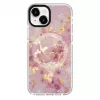 Evelatus Apple iPhone 15 PC+TPU vāciņš ar MagSafe - Marmora rozā