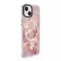 Evelatus Apple iPhone 15 PC+TPU vāciņš ar MagSafe - Marmora rozā