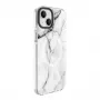 Evelatus Apple iPhone 15 Plus PC+TPU apvalks ar MagSafe - Pielāgots marmora balts